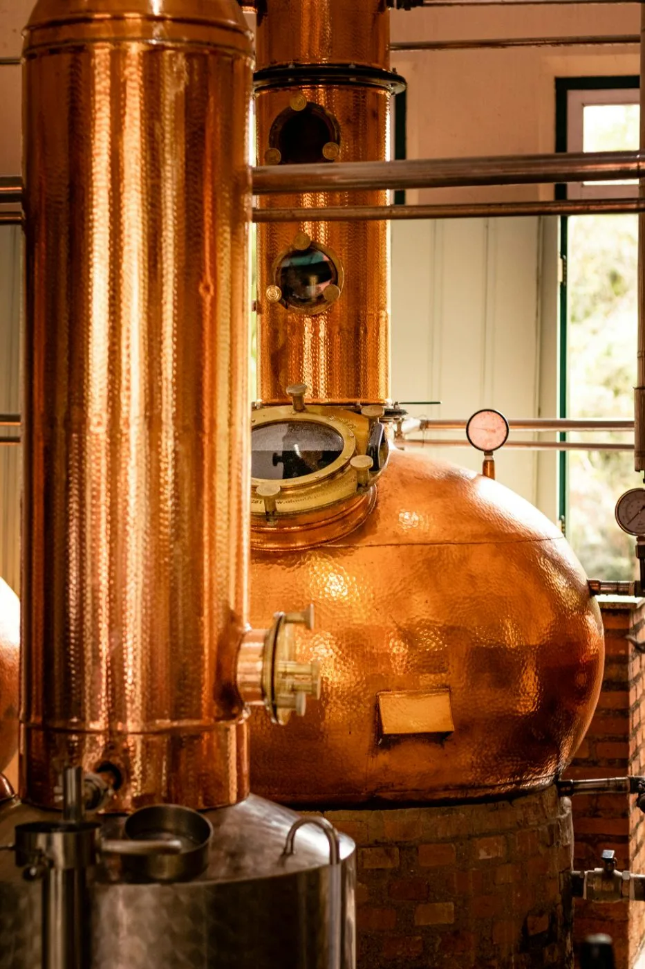 Copper pot still in Rio Grande do Sul